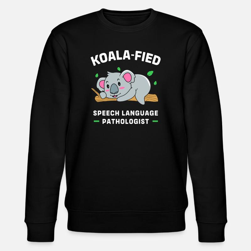 Speech Pathologist SLP Speech Therapist - Stanley/Stella CHANGER Unisex Organic Sweatshirt - black