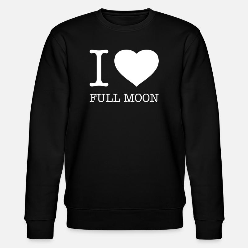 J’adore Pleine lune Vollmond - Sweat bio CHANGER Stanley/Stella Unisexe - noir