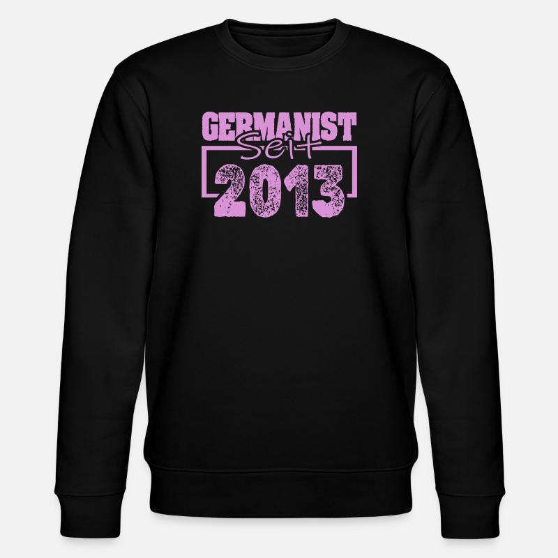 Germanist 2013 - Stanley/Stella Unisex Bio-Sweatshirt CHANGER  - Schwarz