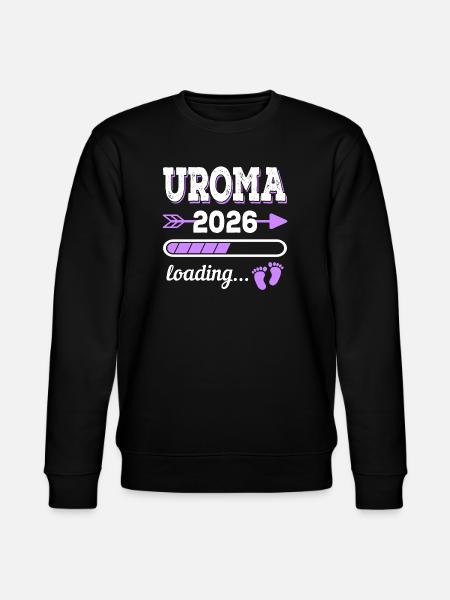 Great-Grandmother 2026 Loading Pregnancy Gift Idea - Stanley/Stella CHANGER Unisex Organic Sweatshirt - black