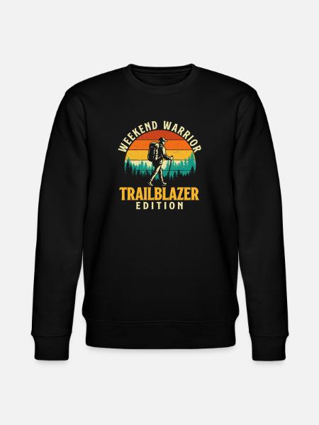 Weekend Warrior Trailblazer Lustiges Wanderabenteuer - Stanley/Stella Unisex Bio-Sweatshirt CHANGER - Schwarz
