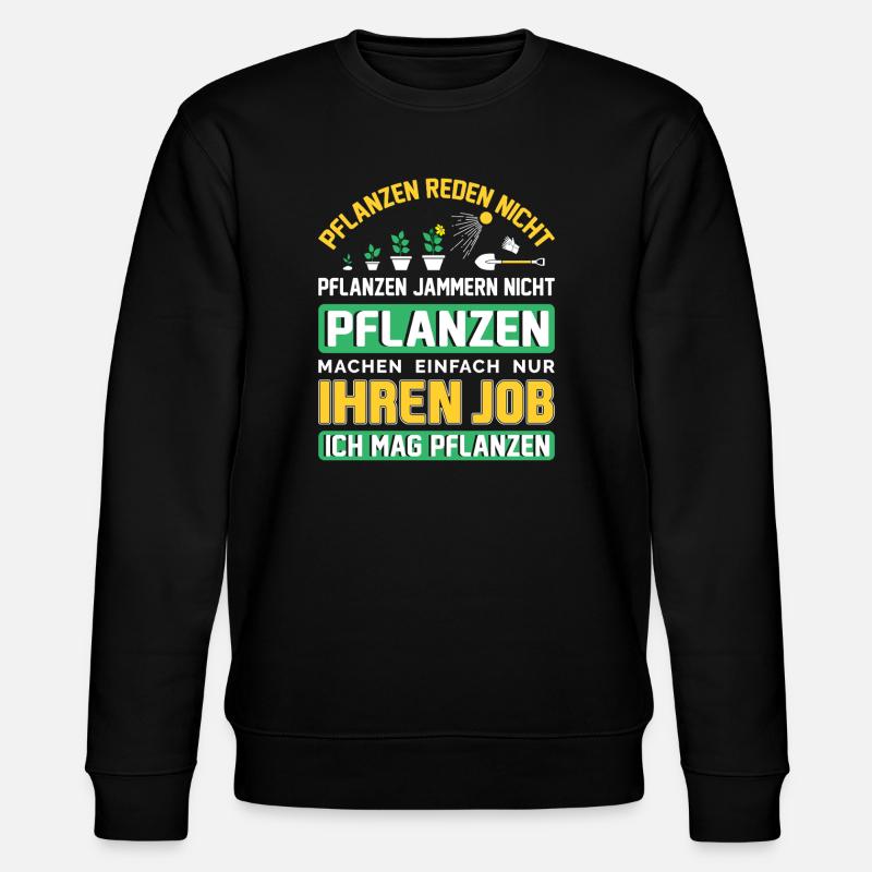 Garten Gärtner Gärtnern Gartenarbeit Gartenarbeit - Stanley/Stella Unisex Bio-Sweatshirt CHANGER  - Schwarz