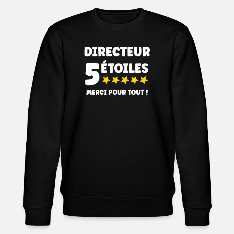 Regisseur - Stanley/Stella Unisex Bio-Sweatshirt CHANGER  - Schwarz
