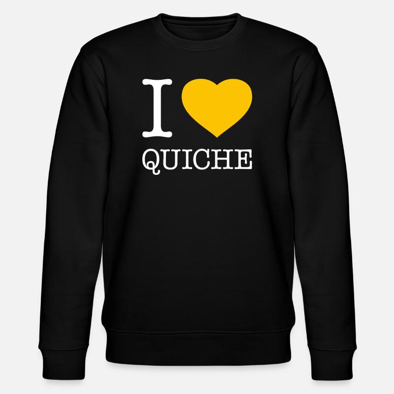 J’adore la quiche - Sweat bio CHANGER Stanley/Stella Unisexe - noir