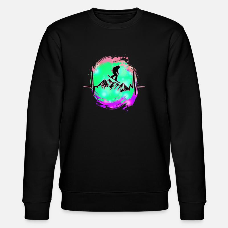 snowboard - Stanley/Stella Unisex Bio-Sweatshirt CHANGER  - Schwarz