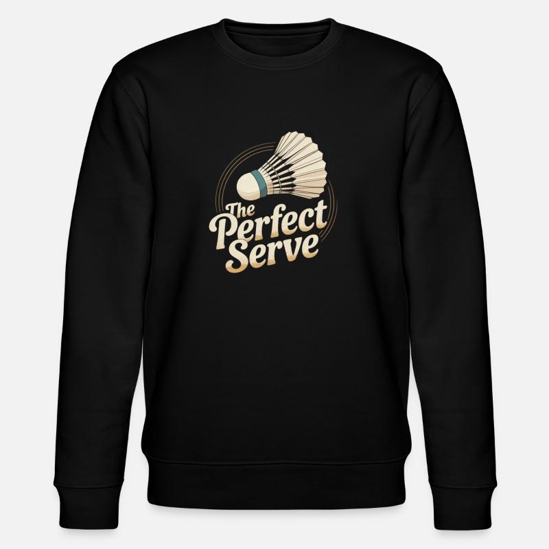 Badminton rétro - Sweat bio CHANGER Stanley/Stella Unisexe - noir
