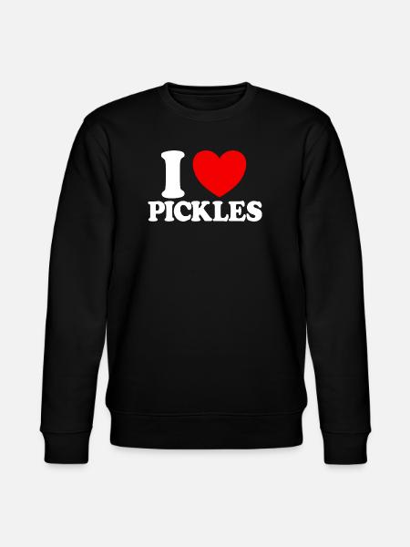 I love cucumbers I love cucumbers - Stanley/Stella CHANGER Unisex Organic Sweatshirt - black