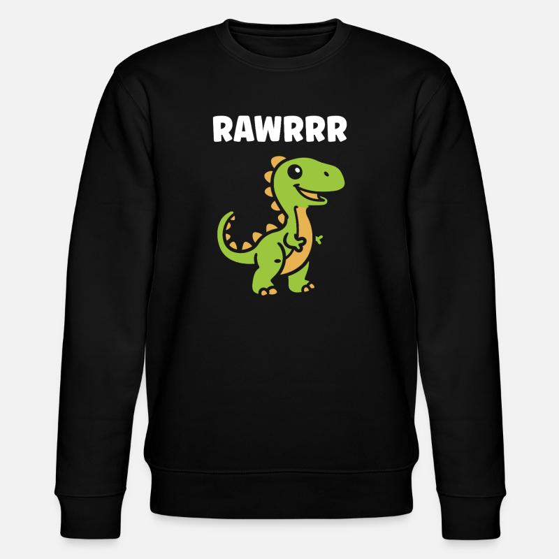Mignon Petit dinosaure - Sweat bio CHANGER Stanley/Stella Unisexe - noir