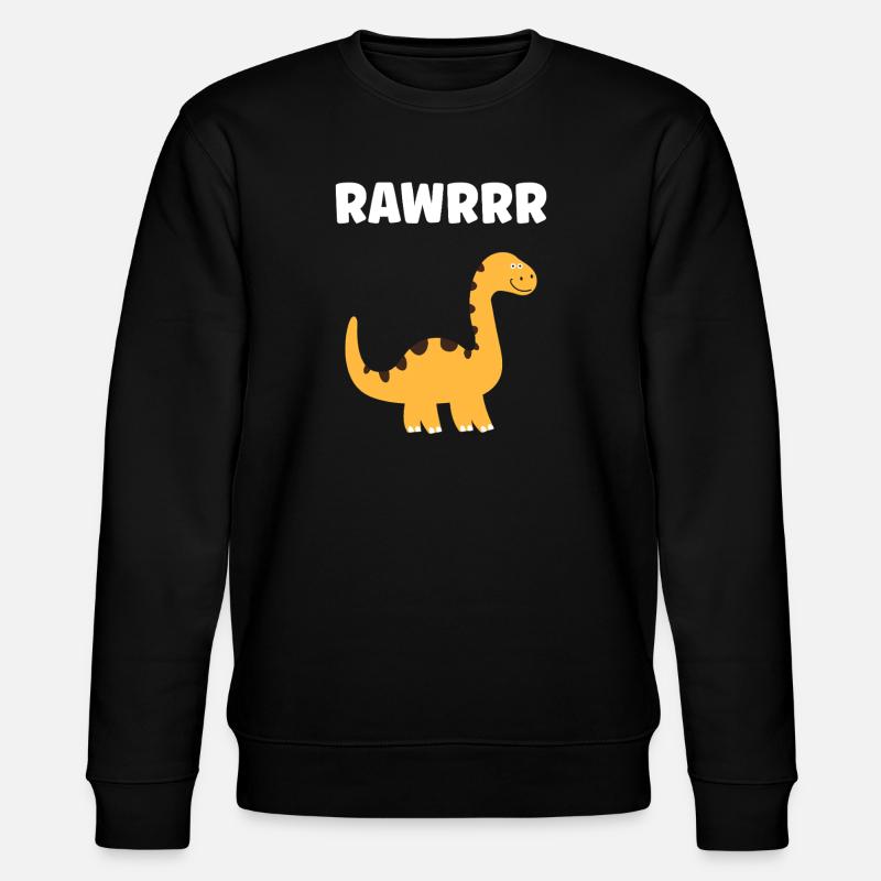Mignon Petit dinosaure - Sweat bio CHANGER Stanley/Stella Unisexe - noir