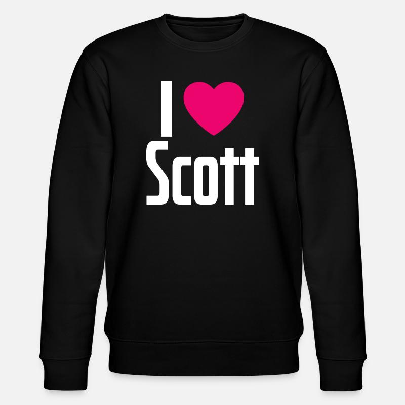 J’aime Scott Pink Heart J’aime Scott - Sweat bio CHANGER Stanley/Stella Unisexe - noir