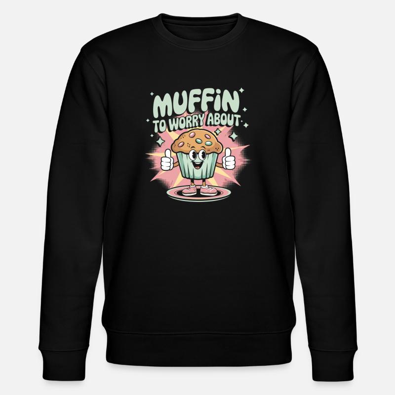 Muffin rétro - Sweat bio CHANGER Stanley/Stella Unisexe - noir