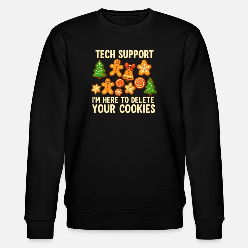 Support technique Cookie Noël Mème - Sweat bio CHANGER Stanley/Stella Unisexe - noir