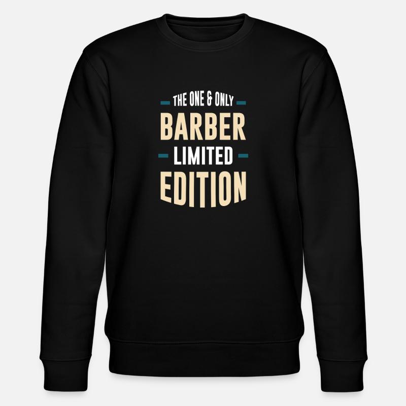 One & Only Barber Limited Edition - Stanley/Stella Unisex Bio-Sweatshirt CHANGER  - Schwarz