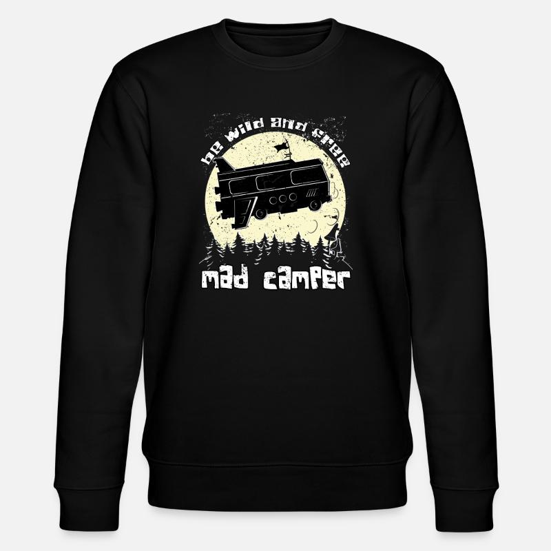 Camping - Sweat bio CHANGER Stanley/Stella Unisexe - noir