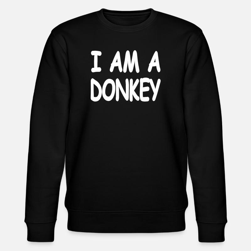 âne - Sweat bio CHANGER Stanley/Stella Unisexe - noir