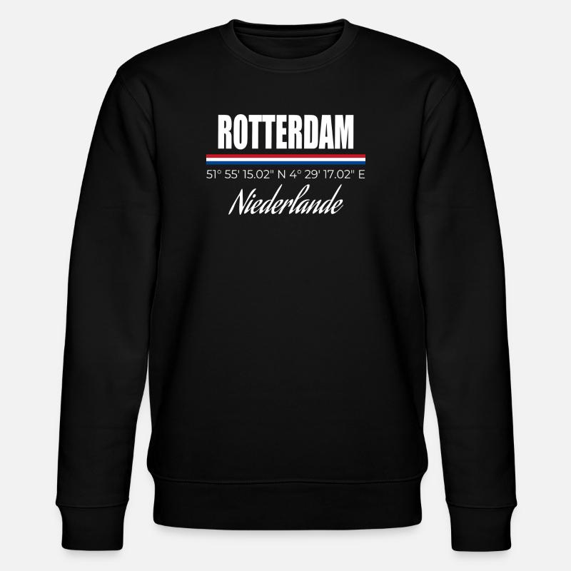 Rotterdam - Sweat bio CHANGER Stanley/Stella Unisexe - noir