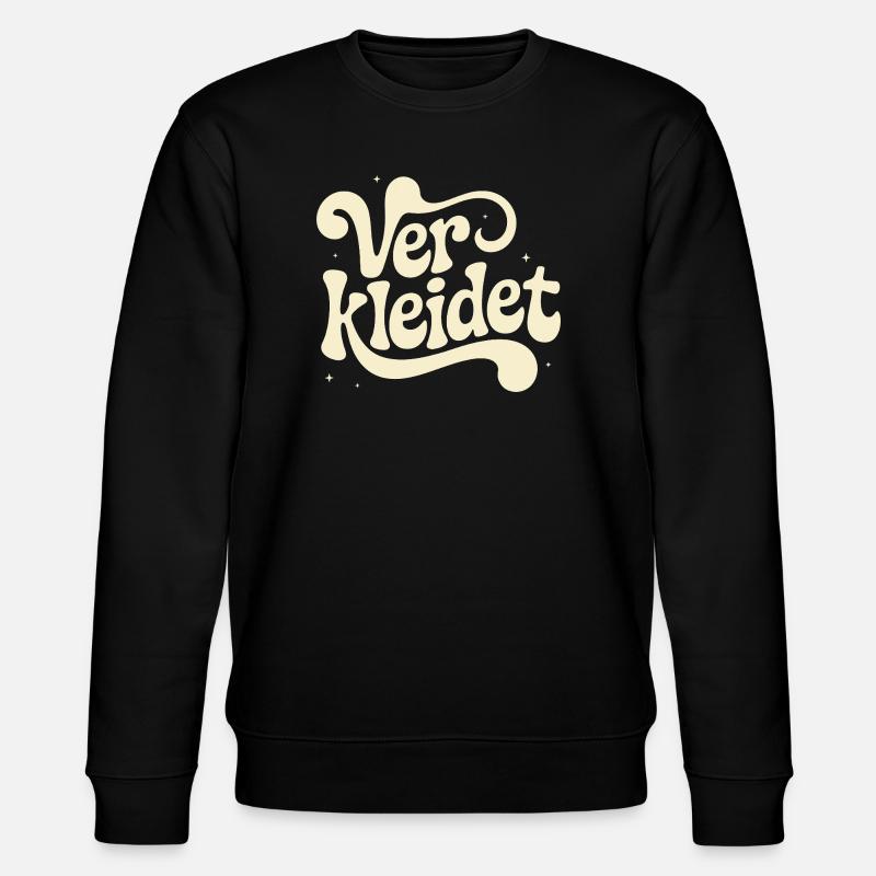 Verkleidet Kostüm Verkleidung Fasching Karneval - Stanley/Stella Unisex Bio-Sweatshirt CHANGER  - Schwarz