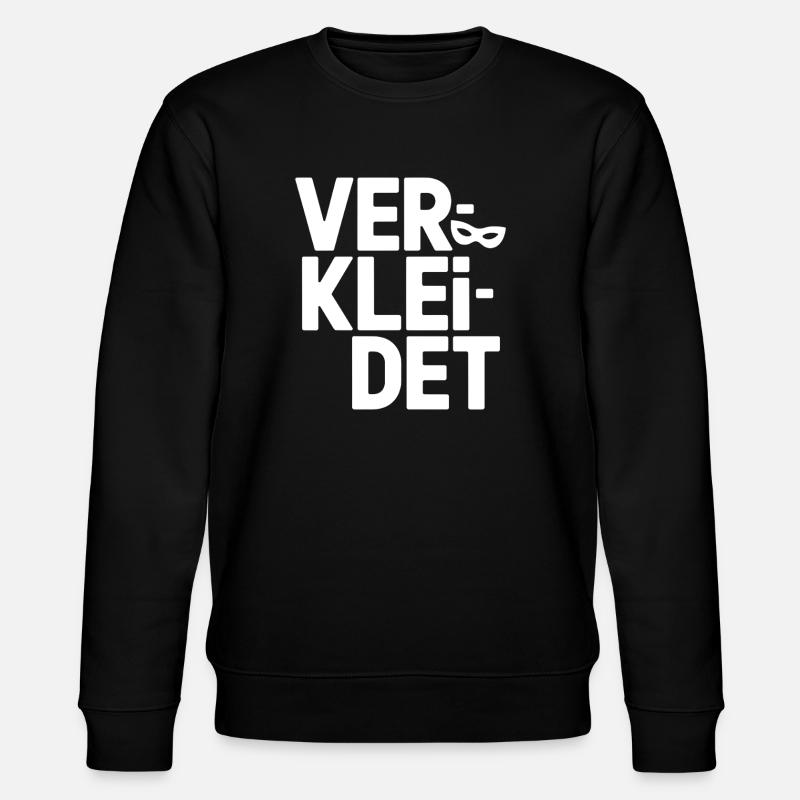 Verkleidet Kostüm Verkleidung Fasching Karneval - Stanley/Stella Unisex Bio-Sweatshirt CHANGER  - Schwarz