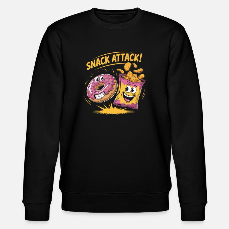 Collations rétro - Sweat bio CHANGER Stanley/Stella Unisexe - noir