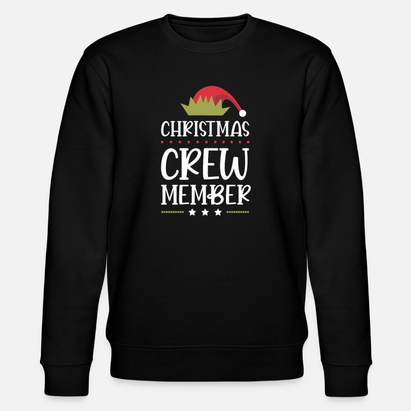 Noël de l’équipage de Weihnachten - Sweat bio CHANGER Stanley/Stella Unisexe - noir