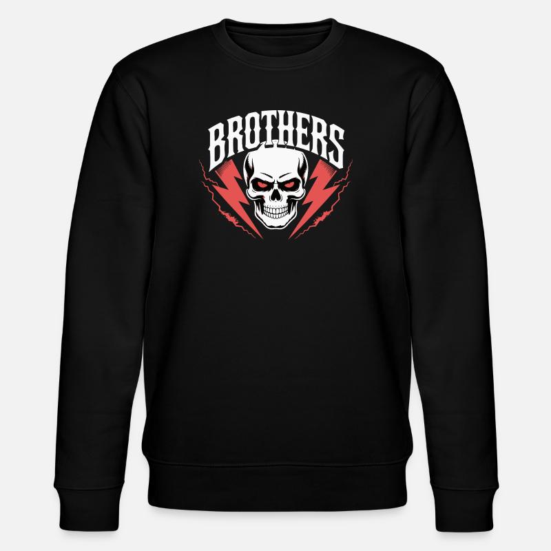 Brothers Skull Thunder Crest - Sweat bio CHANGER Stanley/Stella Unisexe - noir