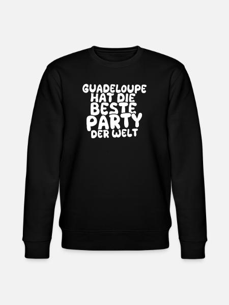 Gift for Guadeloupe - Stanley/Stella CHANGER Unisex Organic Sweatshirt - black