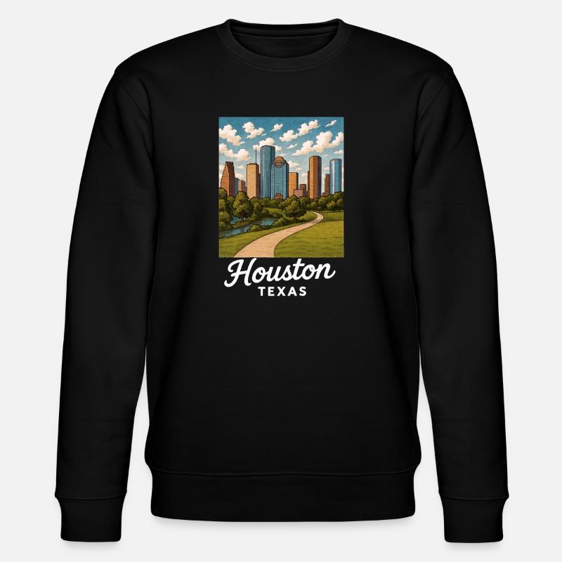 Houston, Texas - Sweat bio CHANGER Stanley/Stella Unisexe - noir