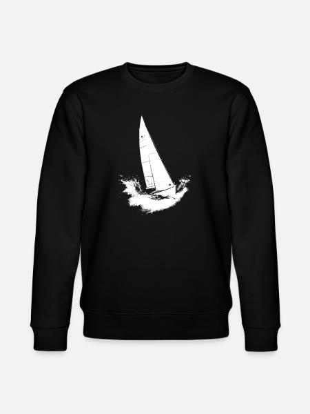 Sailing Boat Artwork Sailor - Stanley/Stella CHANGER Unisex Organic Sweatshirt - black