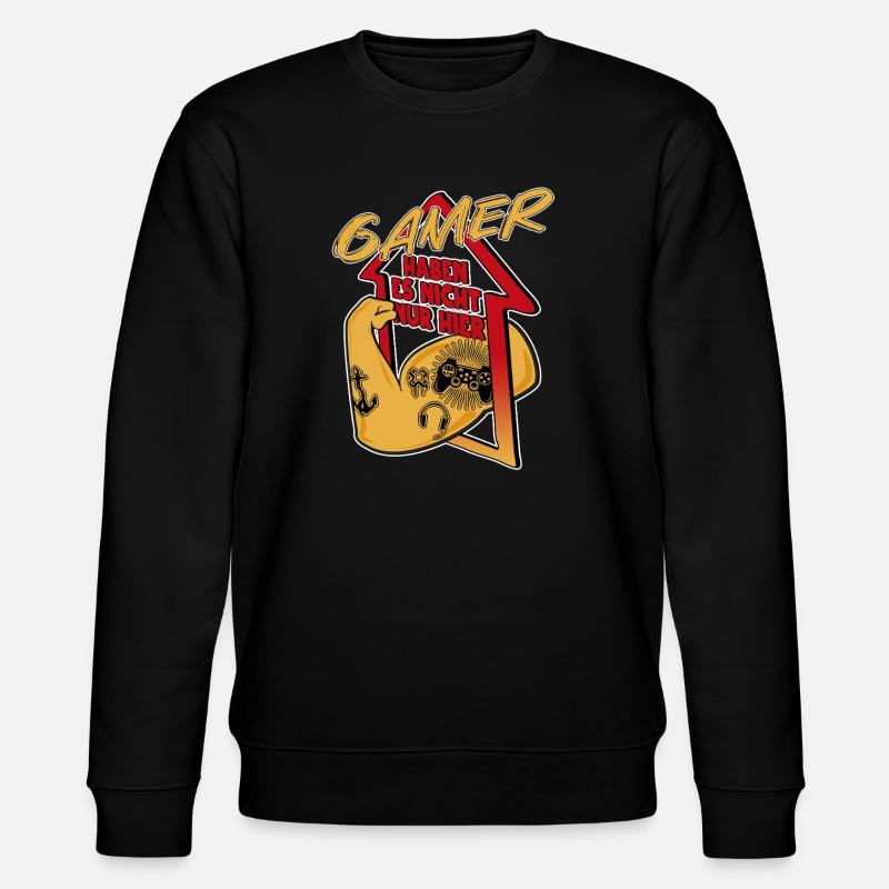 Gaming - Stanley/Stella Unisex Bio-Sweatshirt CHANGER  - Schwarz