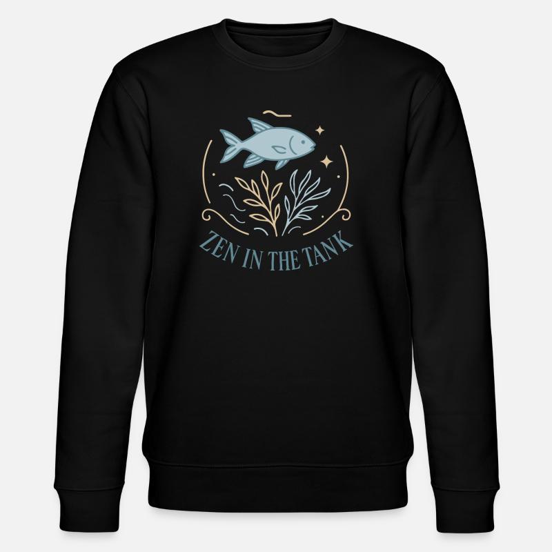 Le zen dans l’aquarium - Sweat bio CHANGER Stanley/Stella Unisexe - noir