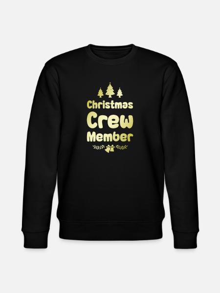 Weihnachten Crew Christmas - Stanley/Stella Unisex Bio-Sweatshirt CHANGER  - Schwarz