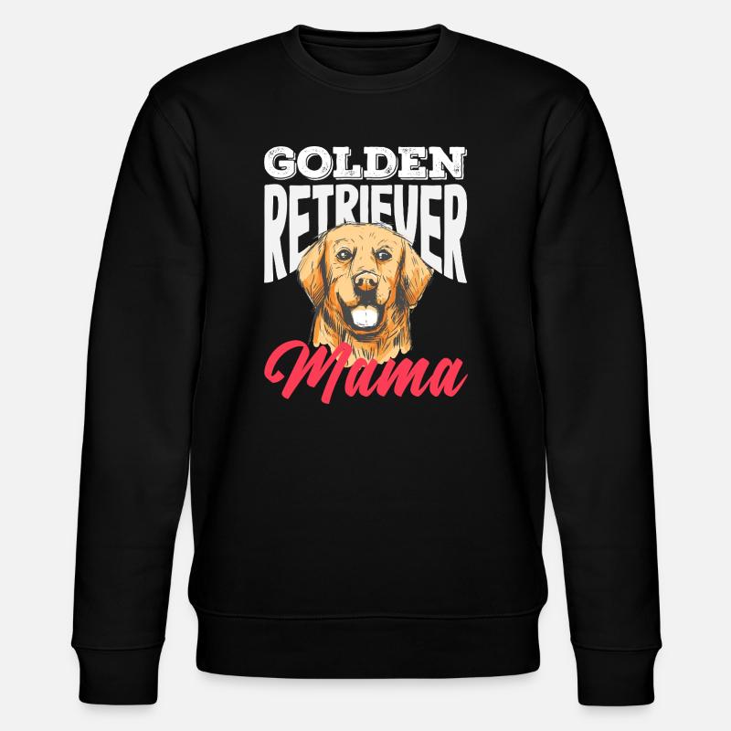Golden Retriever Besitzer Halter Geschenk - Stanley/Stella Unisex Bio-Sweatshirt CHANGER  - Schwarz