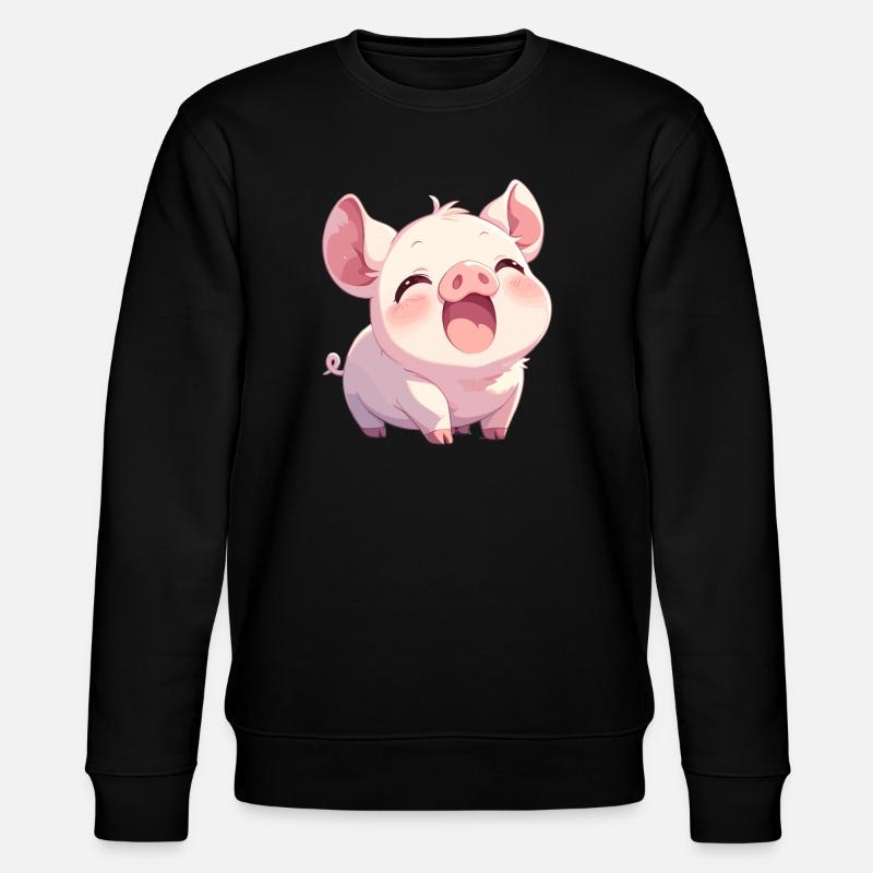 Pig Pig - Stanley/Stella CHANGER Unisex Organic Sweatshirt - black