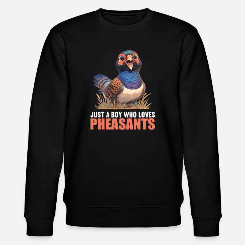 Pheasants Pheasant - Stanley/Stella CHANGER Unisex Organic Sweatshirt - black