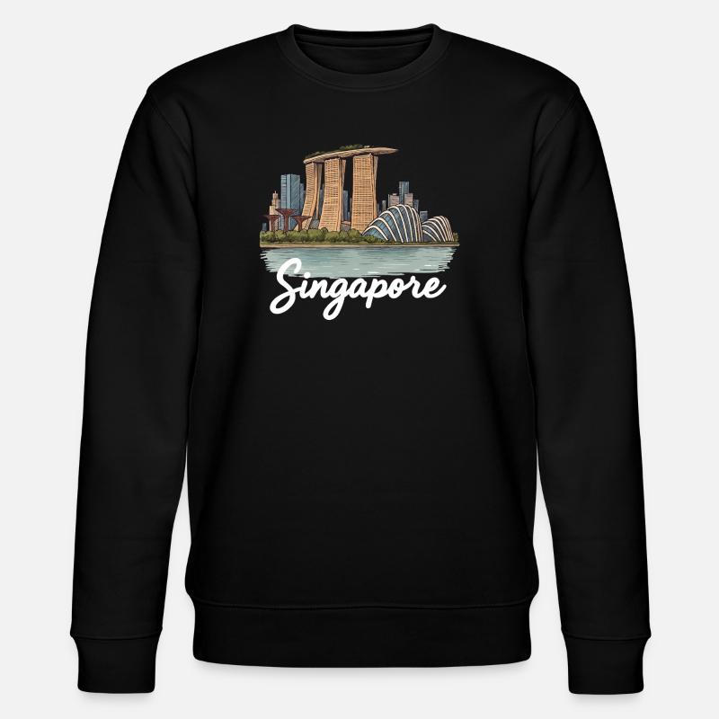 Singapour - Sweat bio CHANGER Stanley/Stella Unisexe - noir