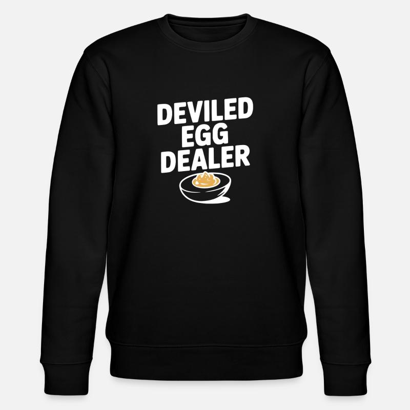 Deviled Egg Dealer - Stanley/Stella CHANGER Unisex Organic Sweatshirt - black