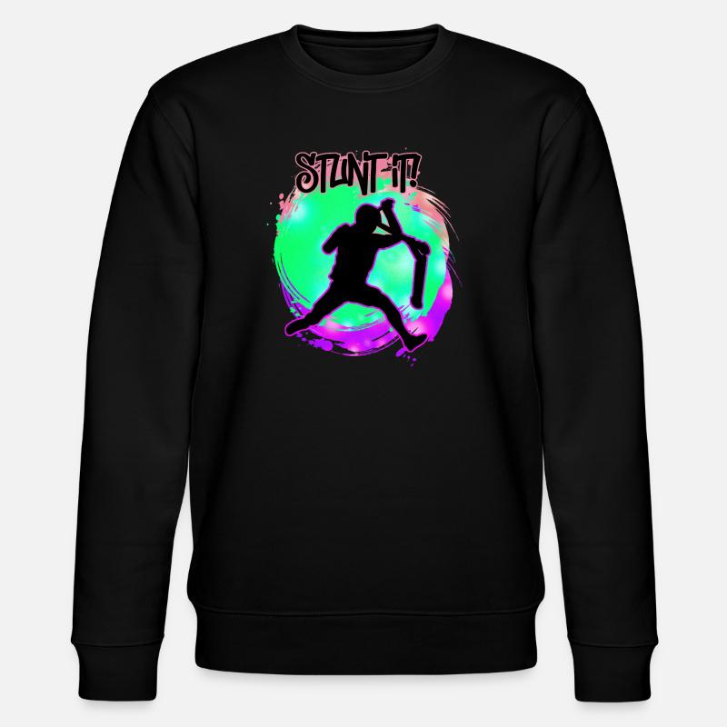 Scooter - Stunt it - Stanley/Stella Unisex Bio-Sweatshirt CHANGER  - Schwarz