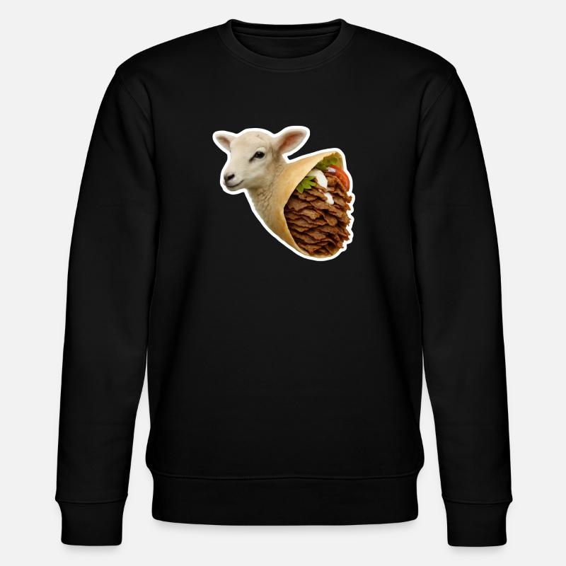 Fleischkonsum | Döner Lamm - Stanley/Stella Unisex Bio-Sweatshirt CHANGER - Schwarz