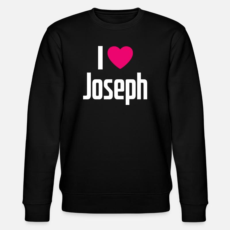J’aime Joseph Coeur Rose J’aime Joseph - Sweat bio CHANGER Stanley/Stella Unisexe - noir
