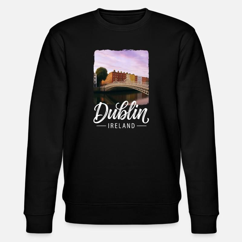 Dublin - Stanley/Stella CHANGER Unisex Organic Sweatshirt - black