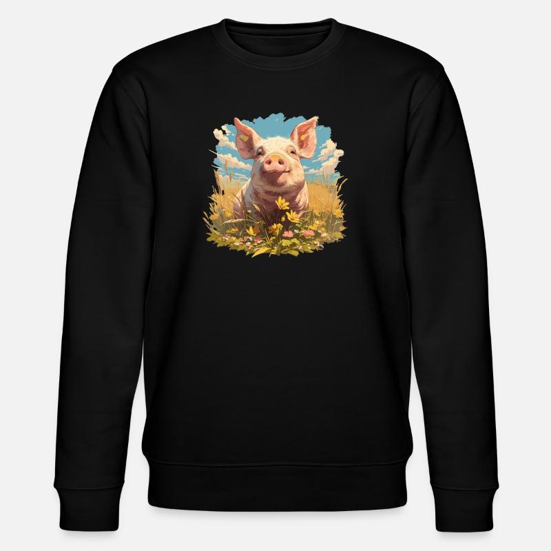 Cochon Cochon - Sweat bio CHANGER Stanley/Stella Unisexe - noir