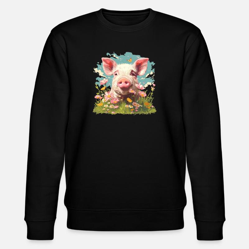 Cochon Cochon - Sweat bio CHANGER Stanley/Stella Unisexe - noir