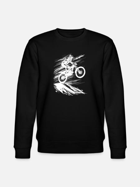 Energetic Mountainbike Art - Stanley/Stella CHANGER Unisex Organic Sweatshirt - black