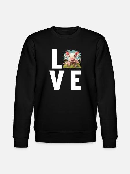 Pig Pig - Stanley/Stella CHANGER Unisex Organic Sweatshirt - black
