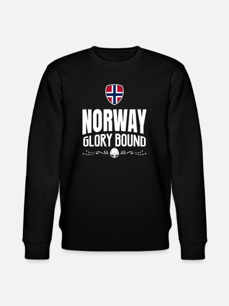 NORWAY GLORY - Stanley/Stella CHANGER Unisex Organic Sweatshirt - black