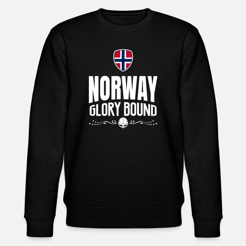 NORWAY GLORY - Stanley/Stella CHANGER Unisex Organic Sweatshirt - black