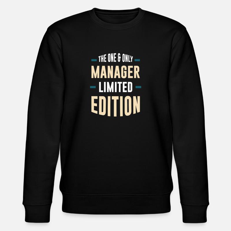 L’unique édition limitée Manager - Sweat bio CHANGER Stanley/Stella Unisexe - noir