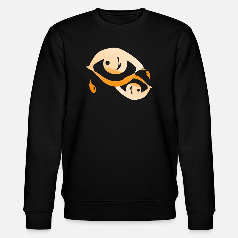 Liebe - Stanley/Stella Unisex Bio-Sweatshirt CHANGER  - Schwarz