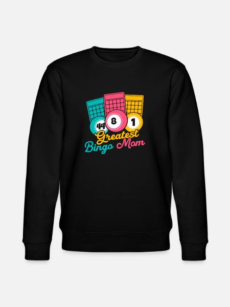 Bingo Game Greatest Bingo Mom Bingo - Stanley/Stella CHANGER Unisex Organic Sweatshirt - black