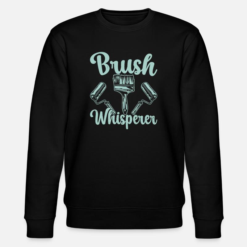 House Painter Dad Unique Gifts - Stanley/Stella CHANGER Unisex Organic Sweatshirt - black